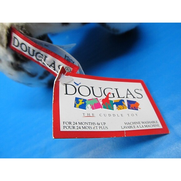 Douglas Pauline Spotted Pig Plush 10" Small White Gray Spots w/Tag 1890 - Picture 4 of 9